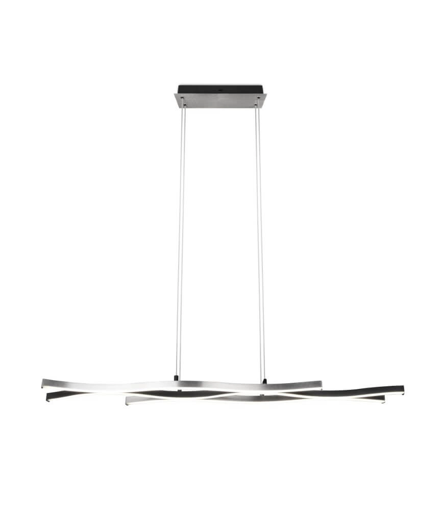 Lampe suspendue Blaze noir avec du métal Trio 4017807540161