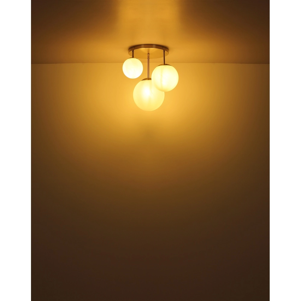 Lampe de plafond Kop nickel Globo 9007371519996