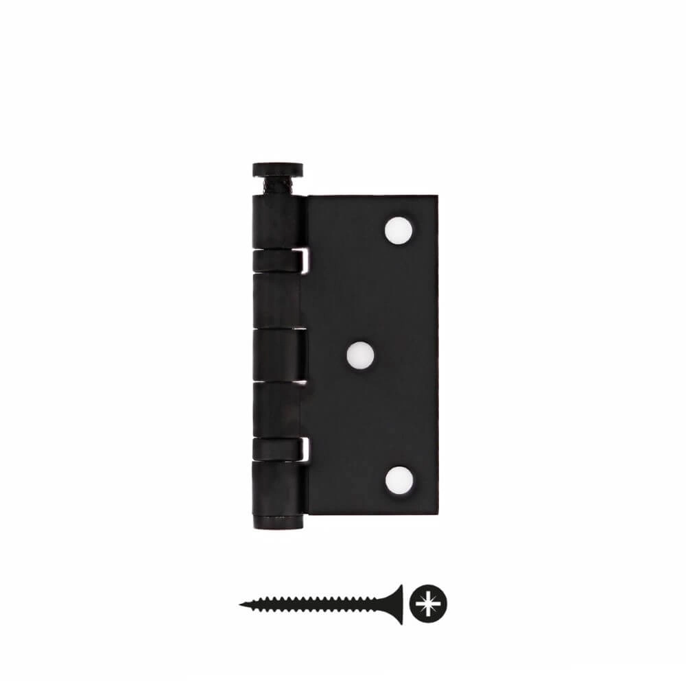 Charnière à roulement à billes Rotura Droit jusqu’à 50kg Noir Intersteel 8714186460733