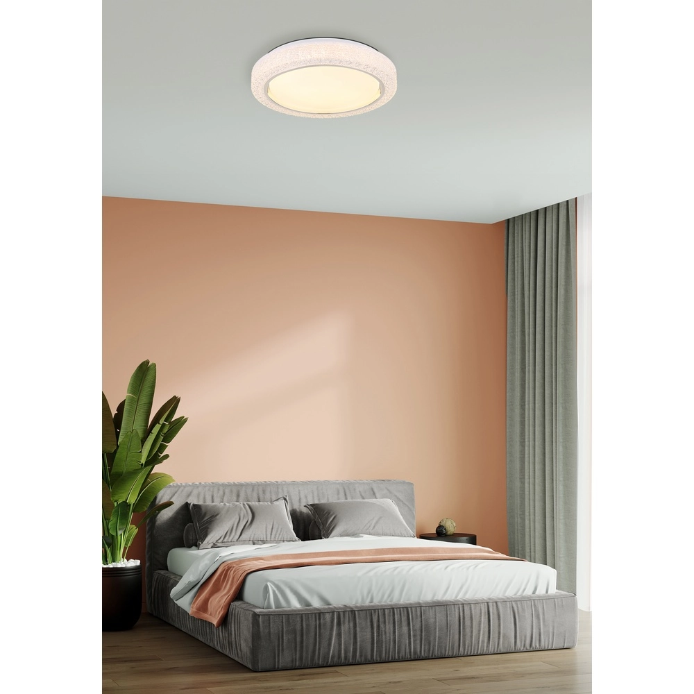 Lampe de plafond Liami Blanc Globo 9007371471171