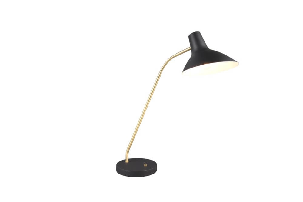 Lampe de bureau élégante Traveller noir Trio 4017807613711
