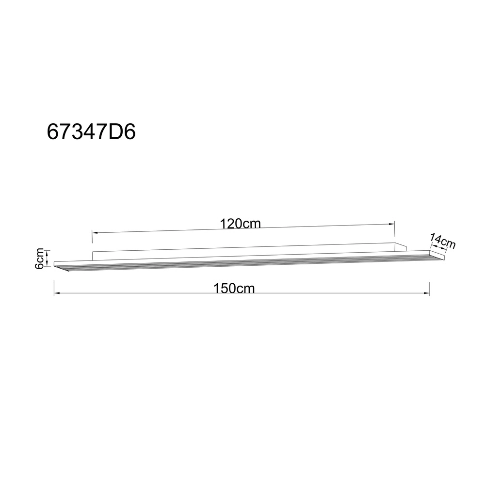 Lampe de plafond Hayden noir avec bois Globo 9007371586585