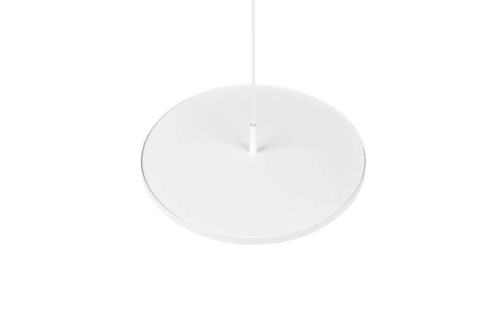 Lampe suspendue blanche et épurée Tray Ø40cm Trio 4017807537956