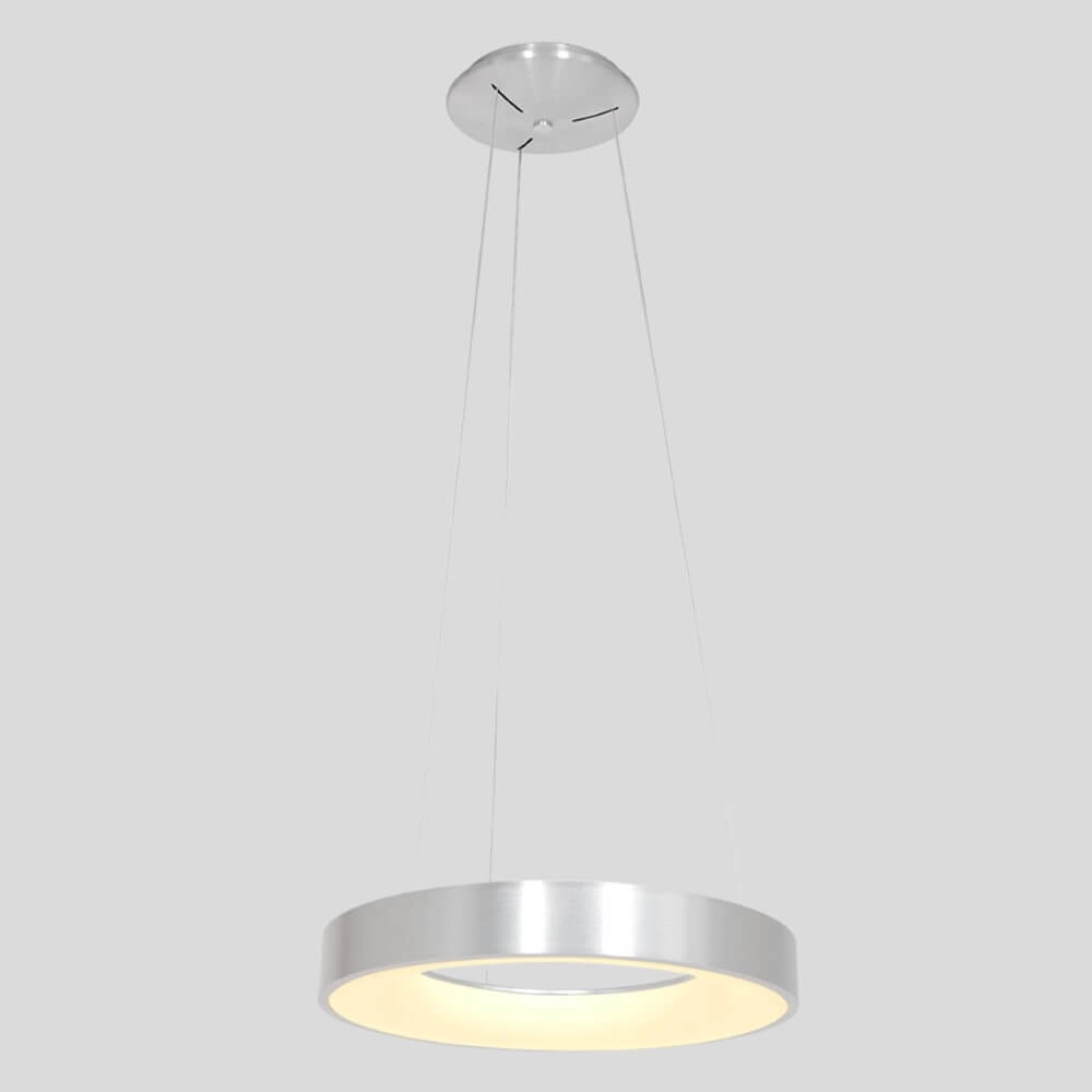 Lampe suspendue LED Ringlede Ø 48cm métal gris Steinhauer 8712746135213