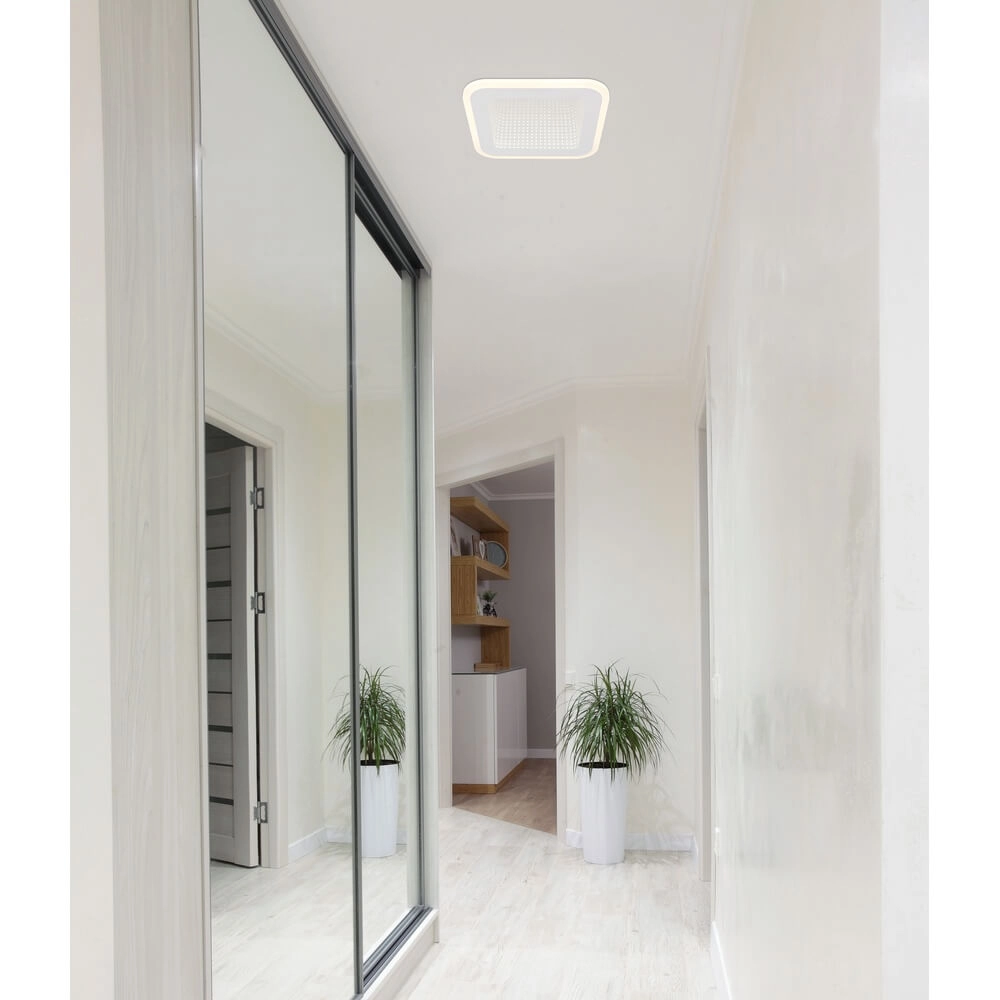 Plafonnier Lamela 23 x 23cm blanc Globo 9007371455614