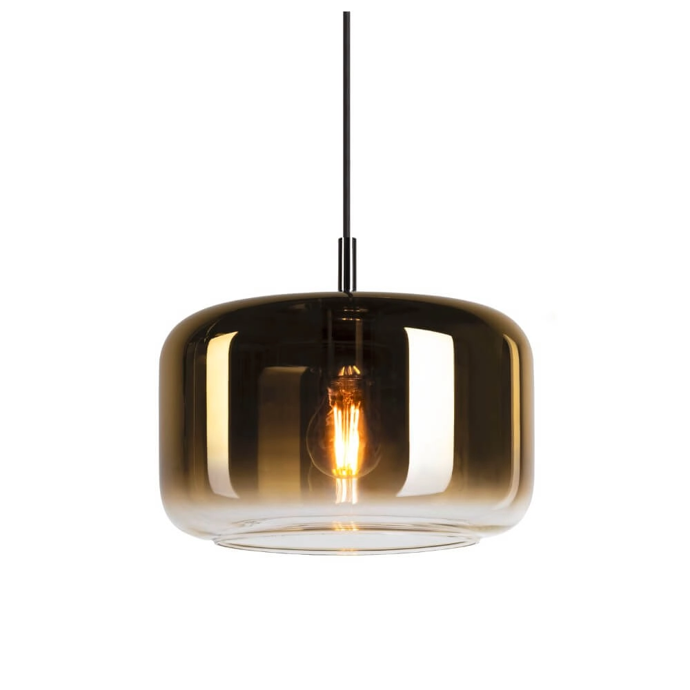 Suspension en verre Pantilo verre doré - Ø28cm Suspension en verre Pantilo verre doré - Ø28cm