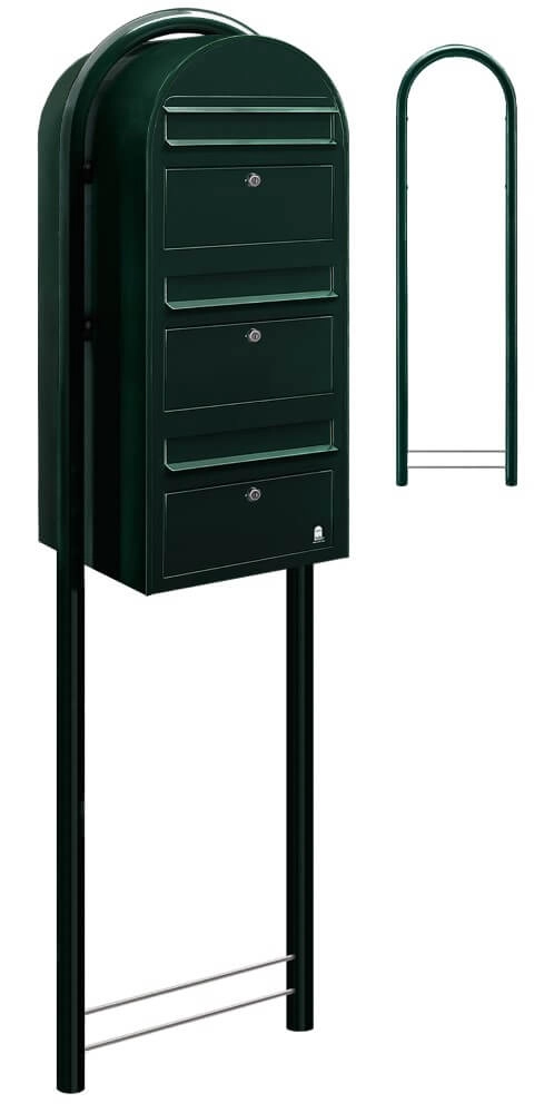 Boites aux lettres Trio 6064 Vert noir Bobi 6417237015303