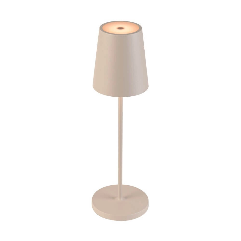 Lampe de table d'extérieur Vinolina Two beige - rechargeable Lampe de table d'extérieur Vinolina Two beige - rechargeable