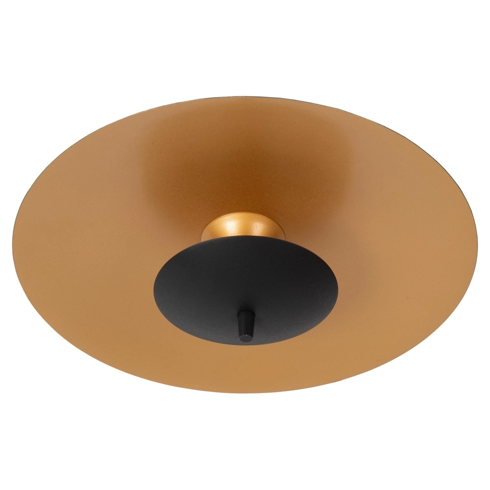 Lampe de plafond à design Vulcan Or avec noir