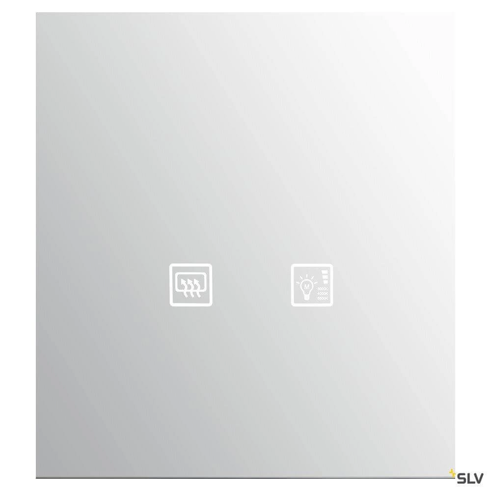 Lampe miroir LED Trukko Square 4000K - 60x80cm chromé SLV 4024163248792