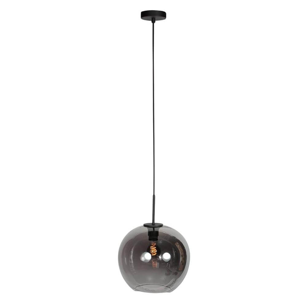 Suspension HaloSwap avec 1 boule de verre fumé Ø 30cm Steinhauer 8712746179750