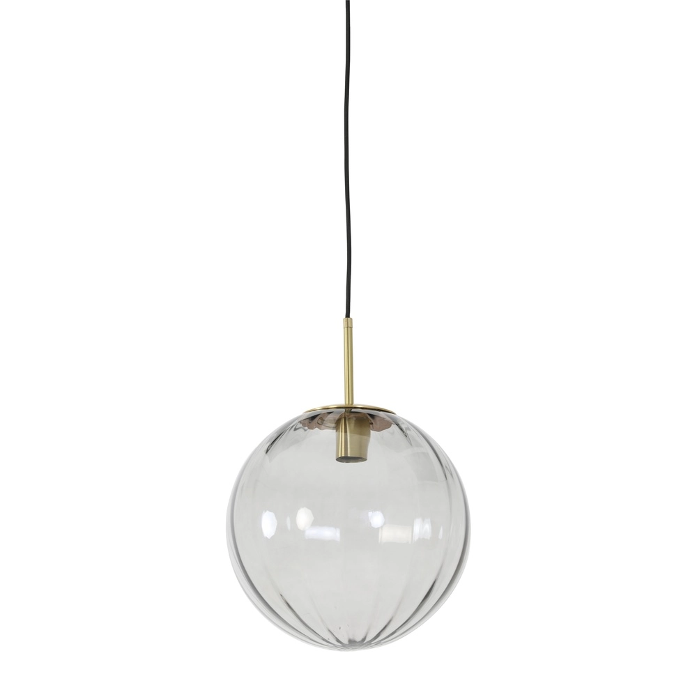 Lampe suspendue Magdala Ø 30 cm de fumée Light & Living 8717807636265
