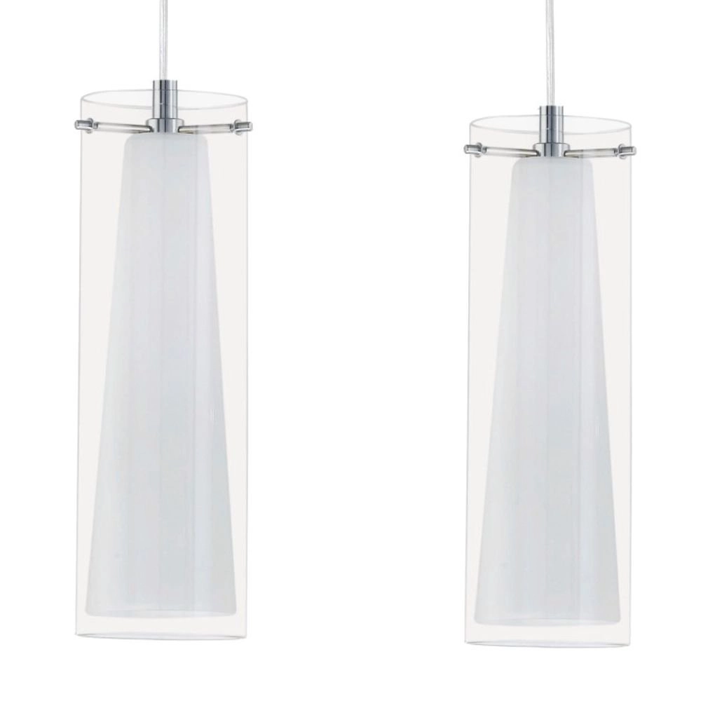 Lampe à suspension Pinto 3 lumières nickel mat Eglo 9002759898335