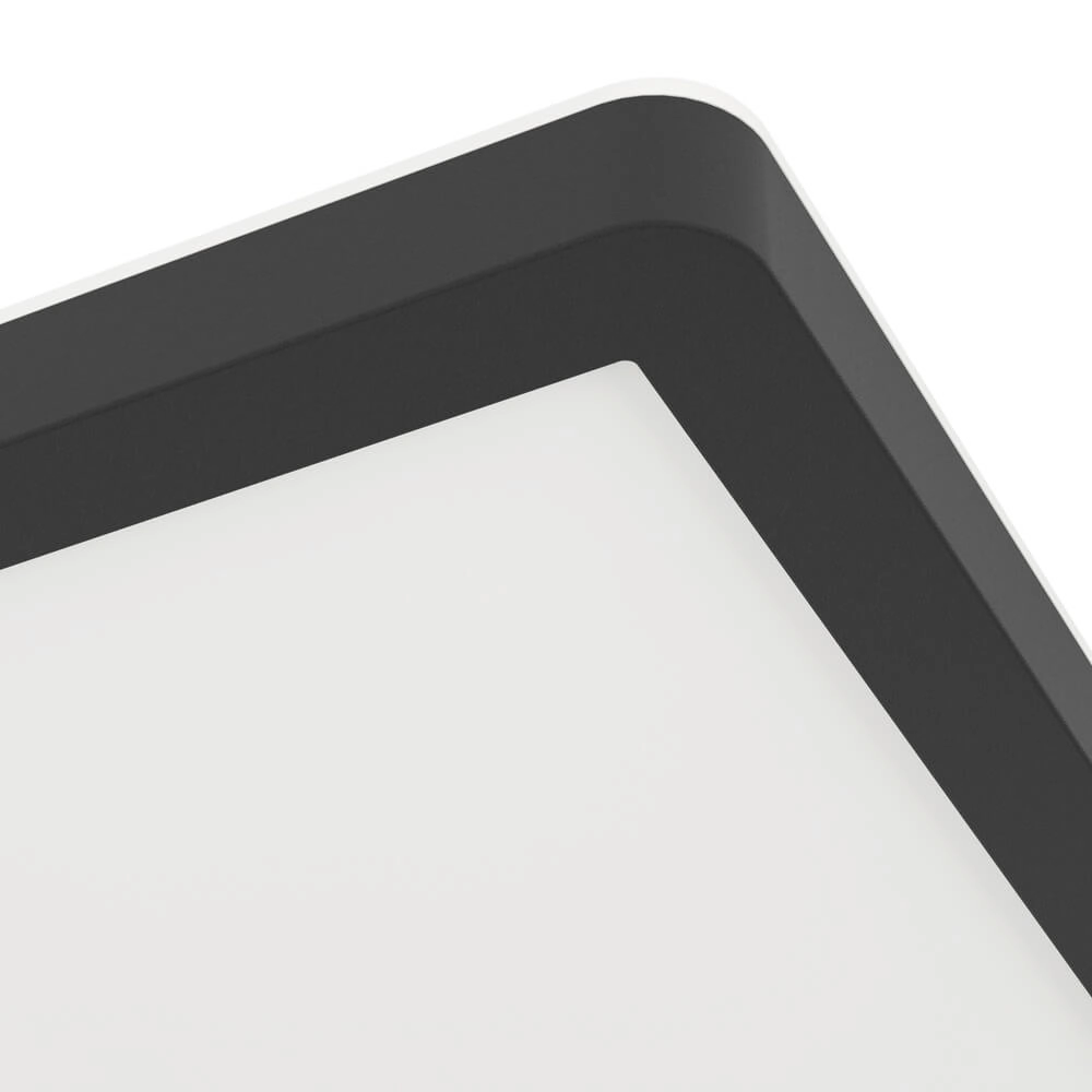 Plafonnier Minerario 29 x 29cm noir Eglo 9008606313587