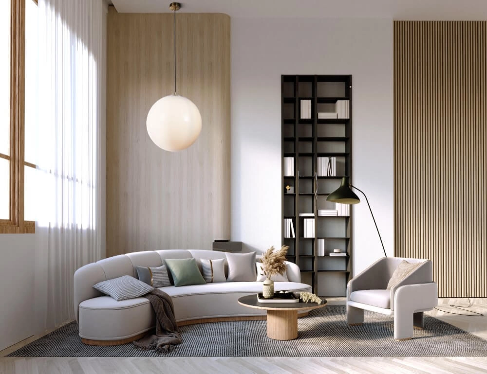 Lampe suspendue Atom 2 Ø40cm Searchlight 5053423250540