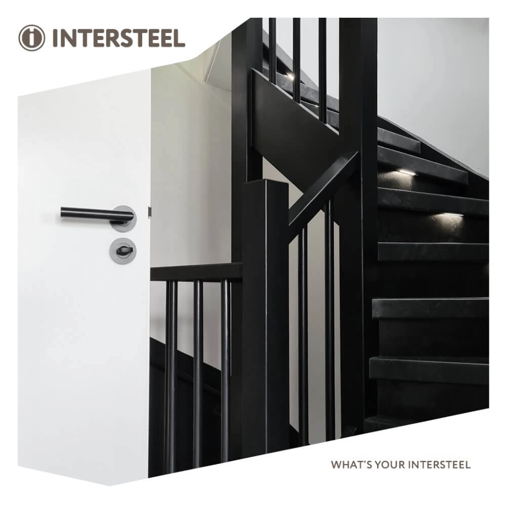 Fermeture WC ronde Tira noir Intersteel 8714186471326