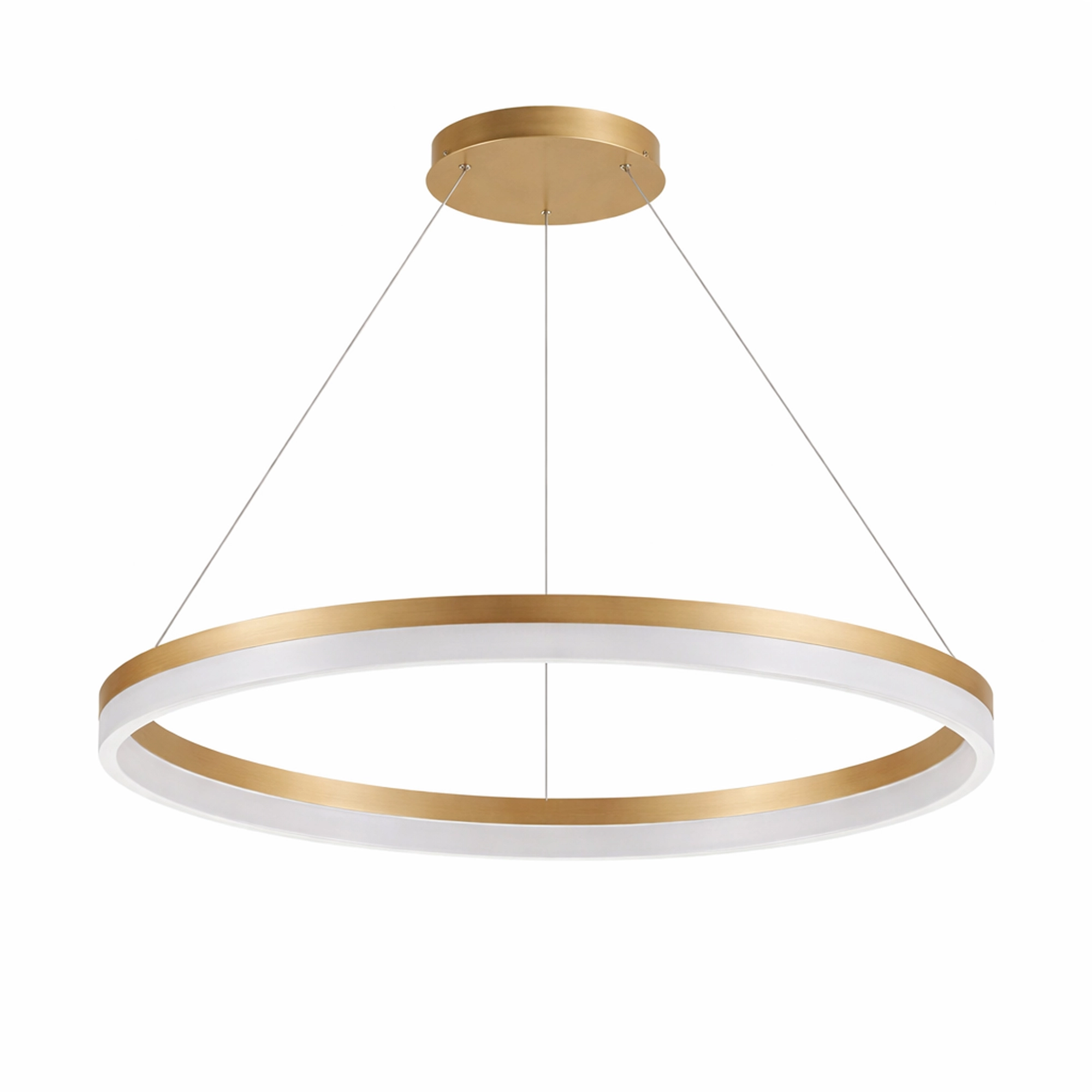 Lampe suspendue élégante Ara Ø 60 cm d’or Lyora 5053423316086