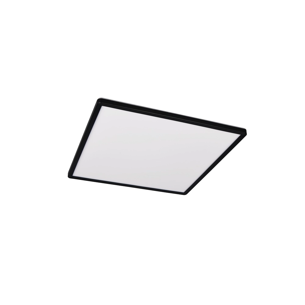 Lumière carrée au plafond Emra Noir 42cm Trio 4017807704198