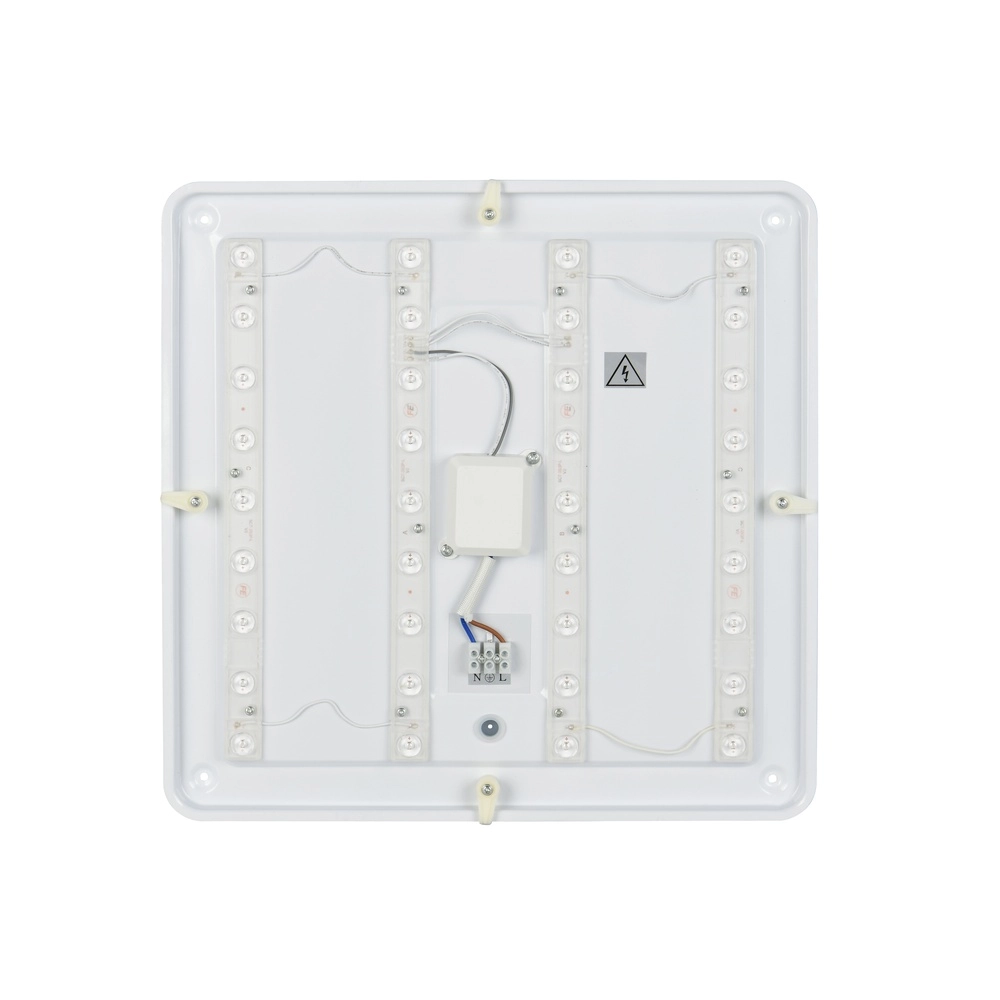 Lampe de plafond Relus Carré noir 37 x 37 cm Trio 4017807704723