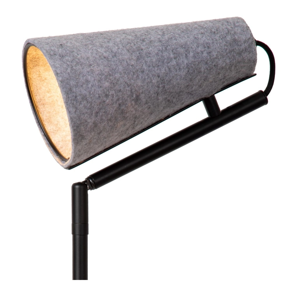 Lampe sur pied unique Bensen gris Lucide 5411212051653