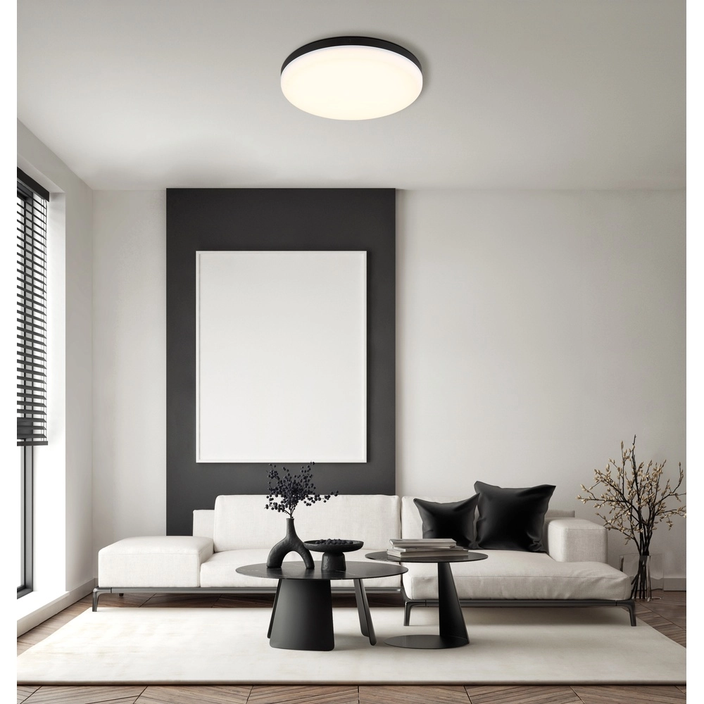 Éclairage de plafond Matthew noir Ø 30cm Globo 9007371453948