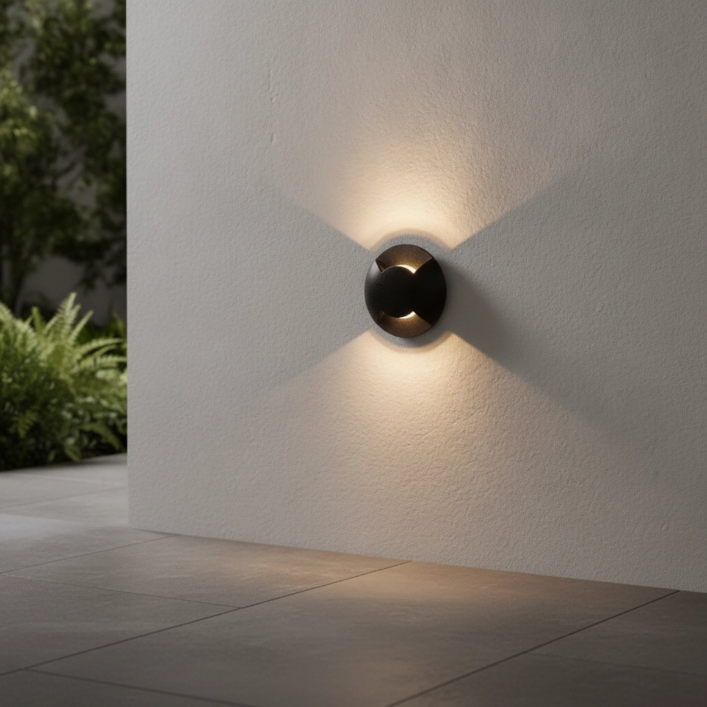 Lumière encastrée Eris Double noir