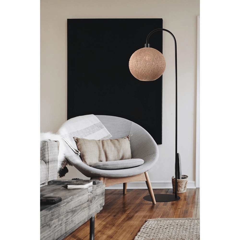 Lampe de pied Corda noir 186 x 40cm Masterlight 8718121330792