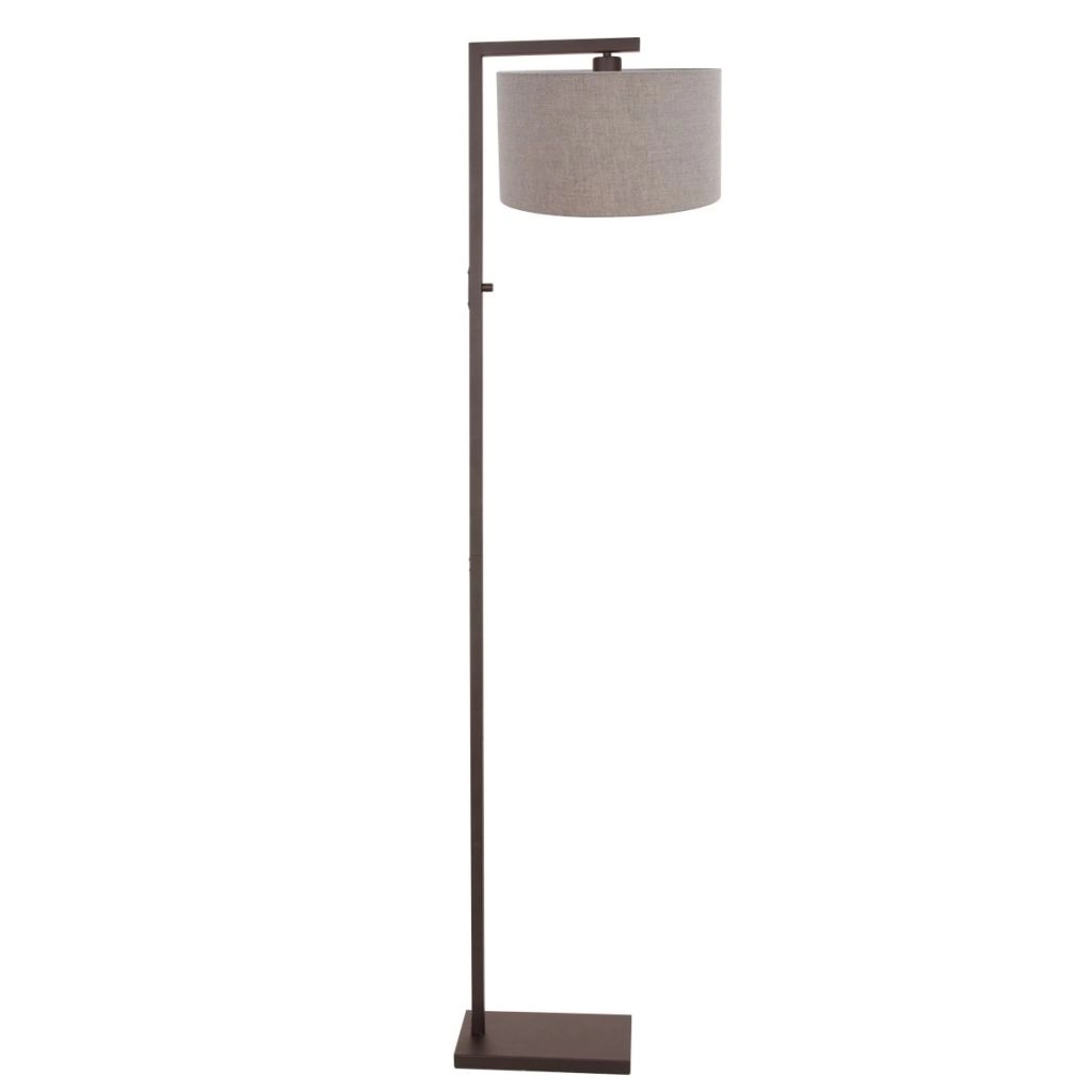 Lampe de pied Stang avec capuche grise Steinhauer 8712746189520