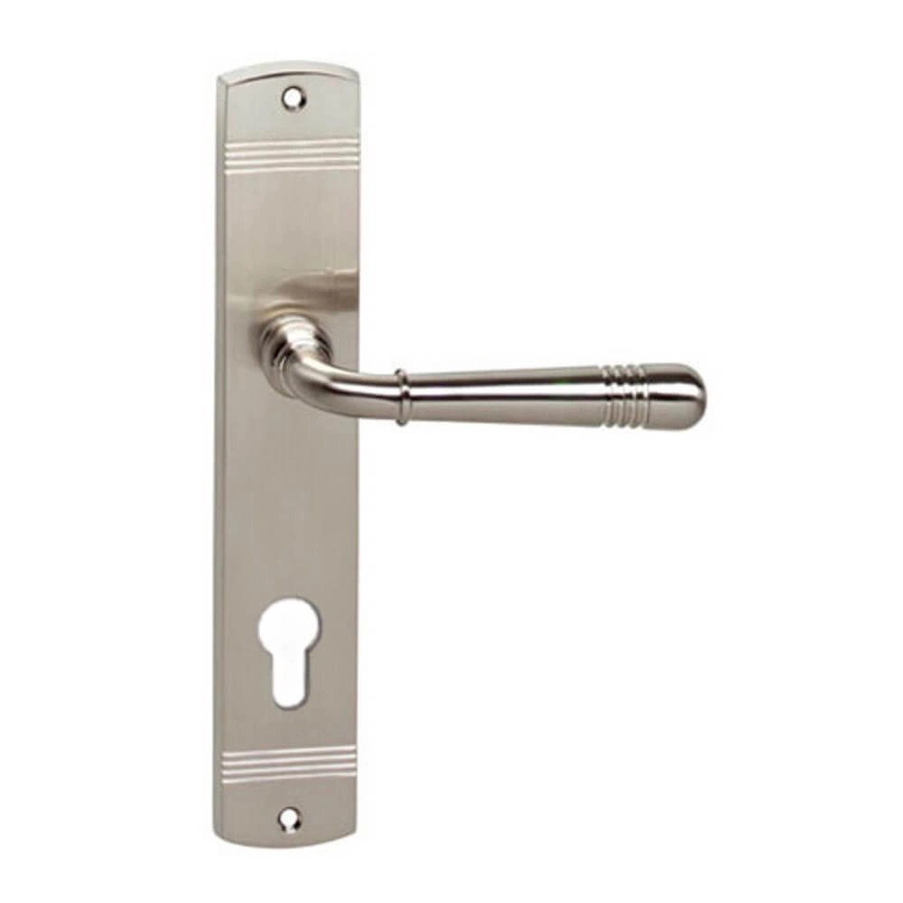 Poignée de porte classique Helena PC 72mm nickel mat