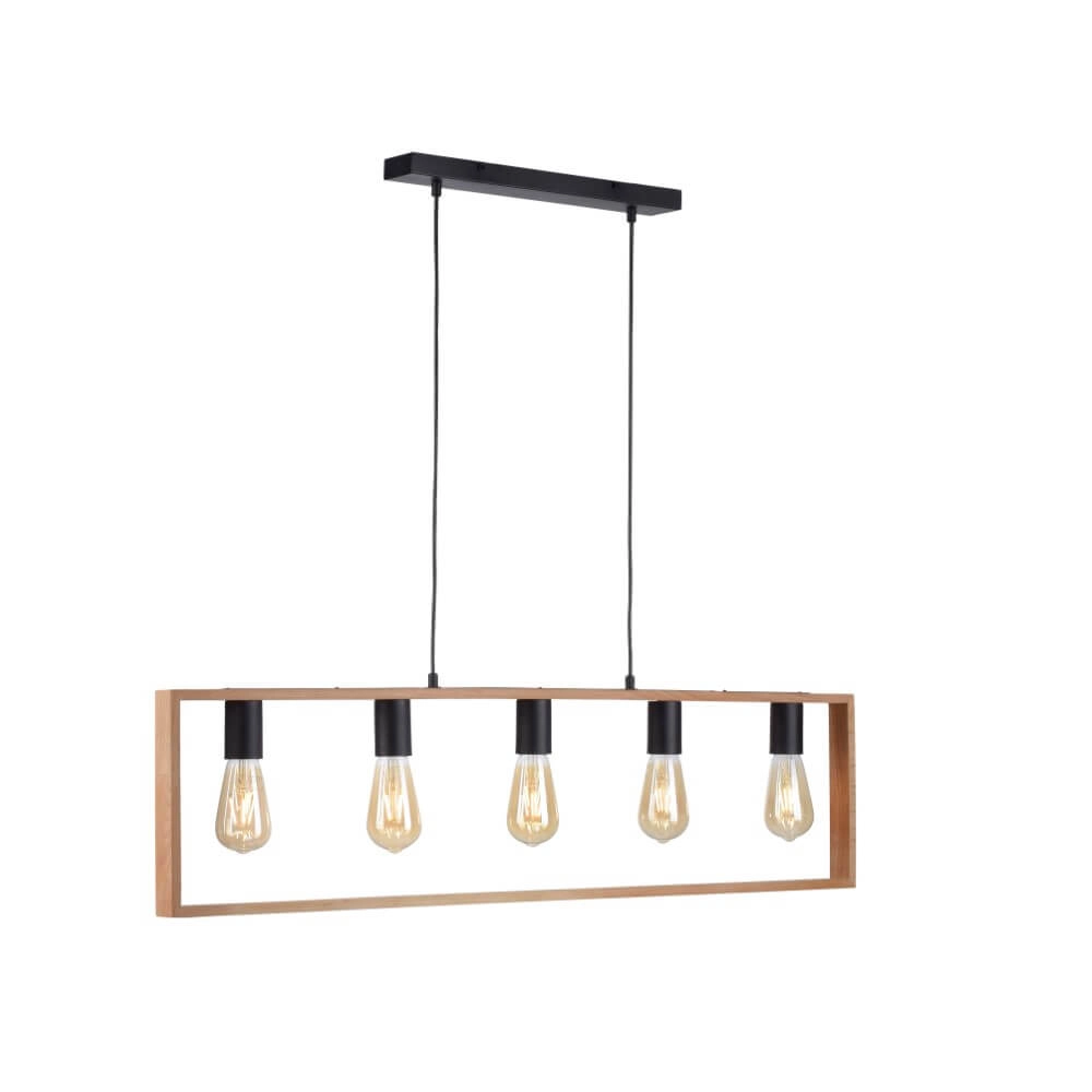 Lampe suspendue rurale Franky 5 lumières Lampe suspendue rurale Franky 5 lumières