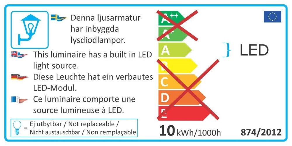 Spot mural LED Cremona Up - Down Up - Downlighter KonstSmide 7318307946376