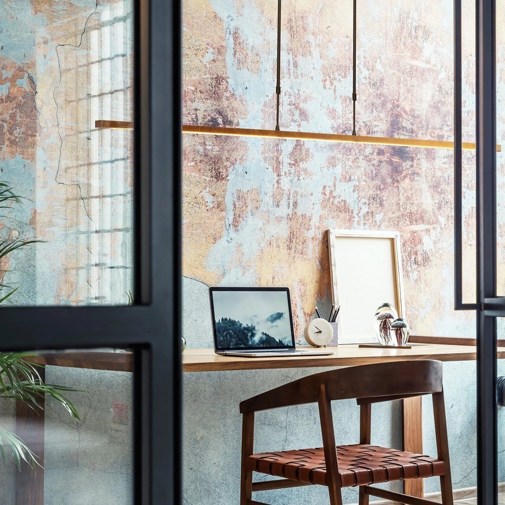 Lampe suspendue noire Real 2 160cm avec de l'or Masterlight 8718121220451