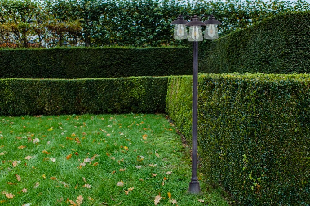 Lampe de jardin Cate classique à 3 lumières Lutec 6939412076706