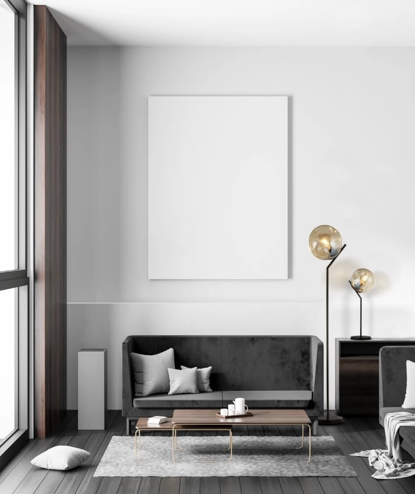 Lampadaire Punch noir Searchlight 5053423251356