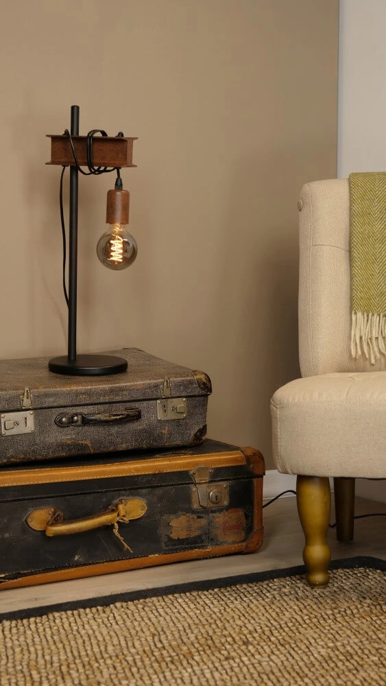 Lampe de table rouillée Townshend 4 Eglo 9002759435257