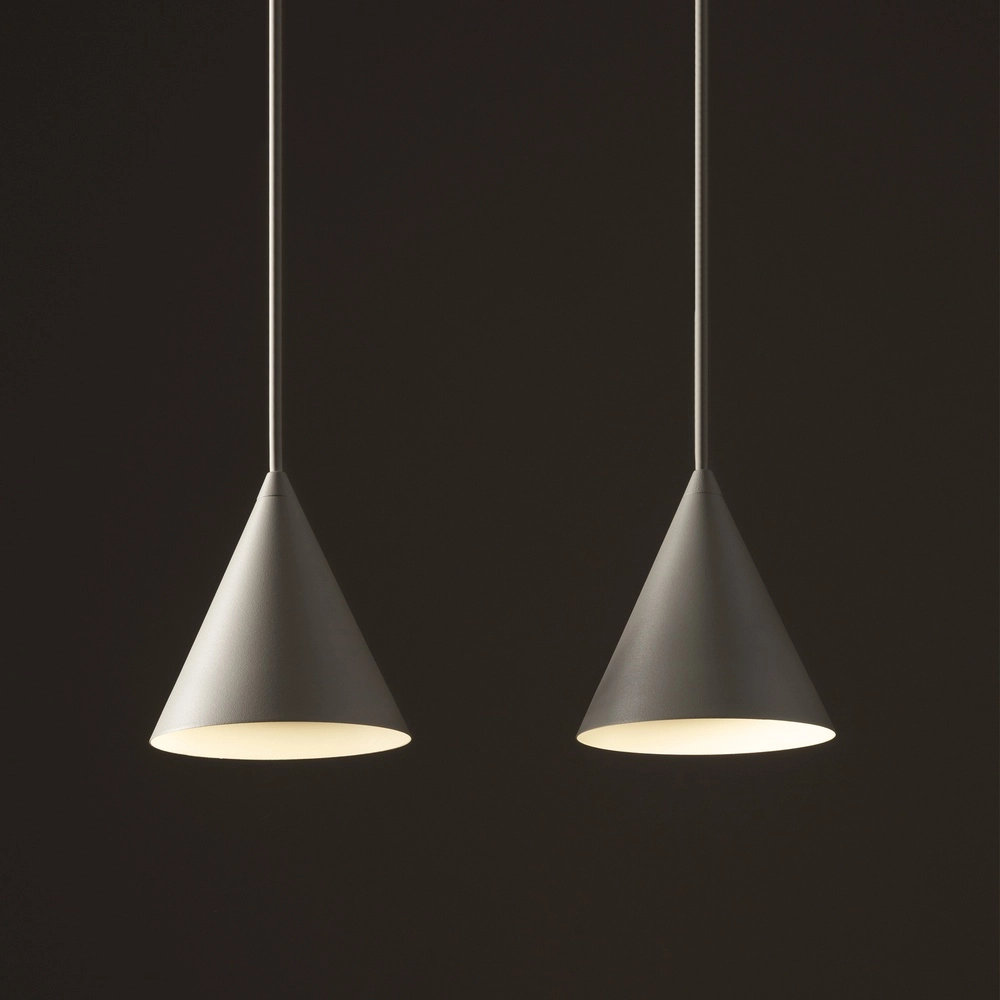 Lampe de plafond et suspension Fourty gris Lyora 5903139114516