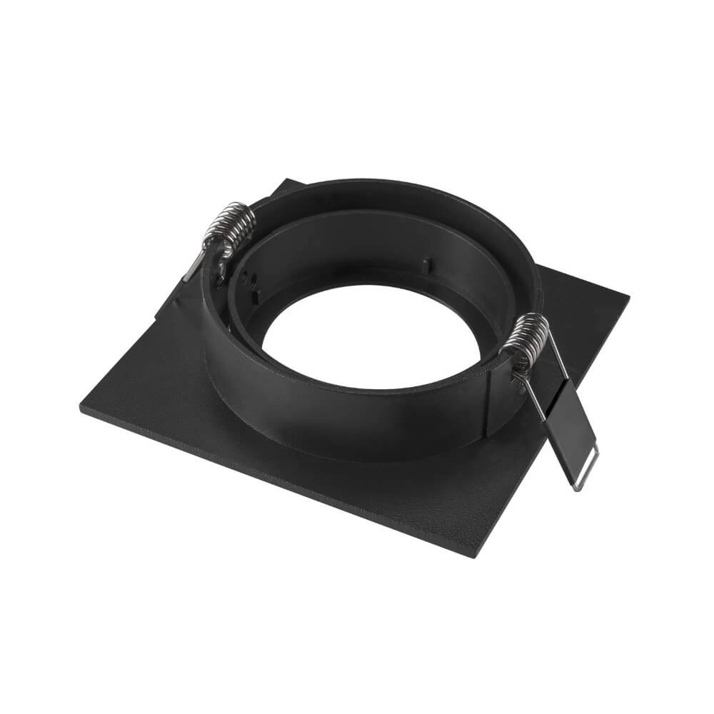 Anneau de montage New Tria 95 carré noir - sans raccord SLV 4024163277211