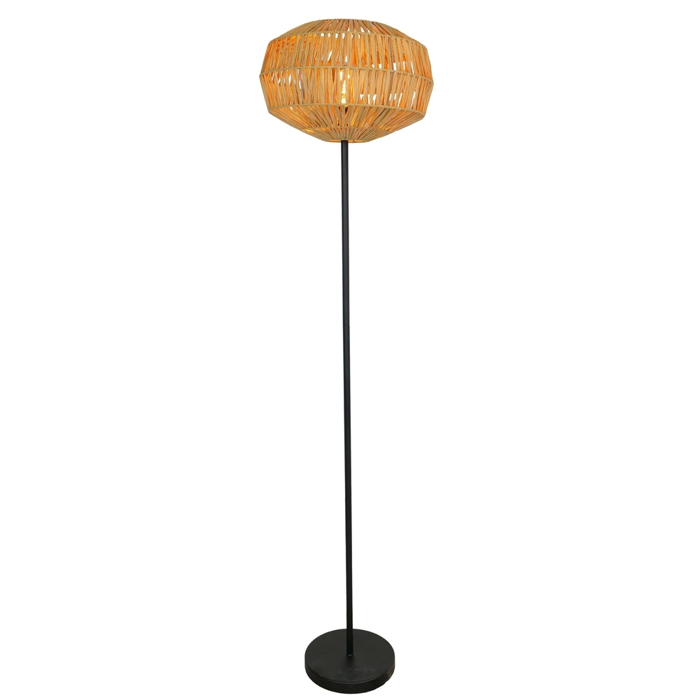 Lampadaire en rotin Sheldon Ø 38cm Lampadaire en rotin Sheldon Ø 38cm