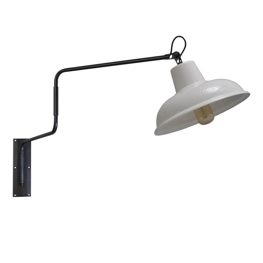 Lampe de lecture murale Industria Blanc