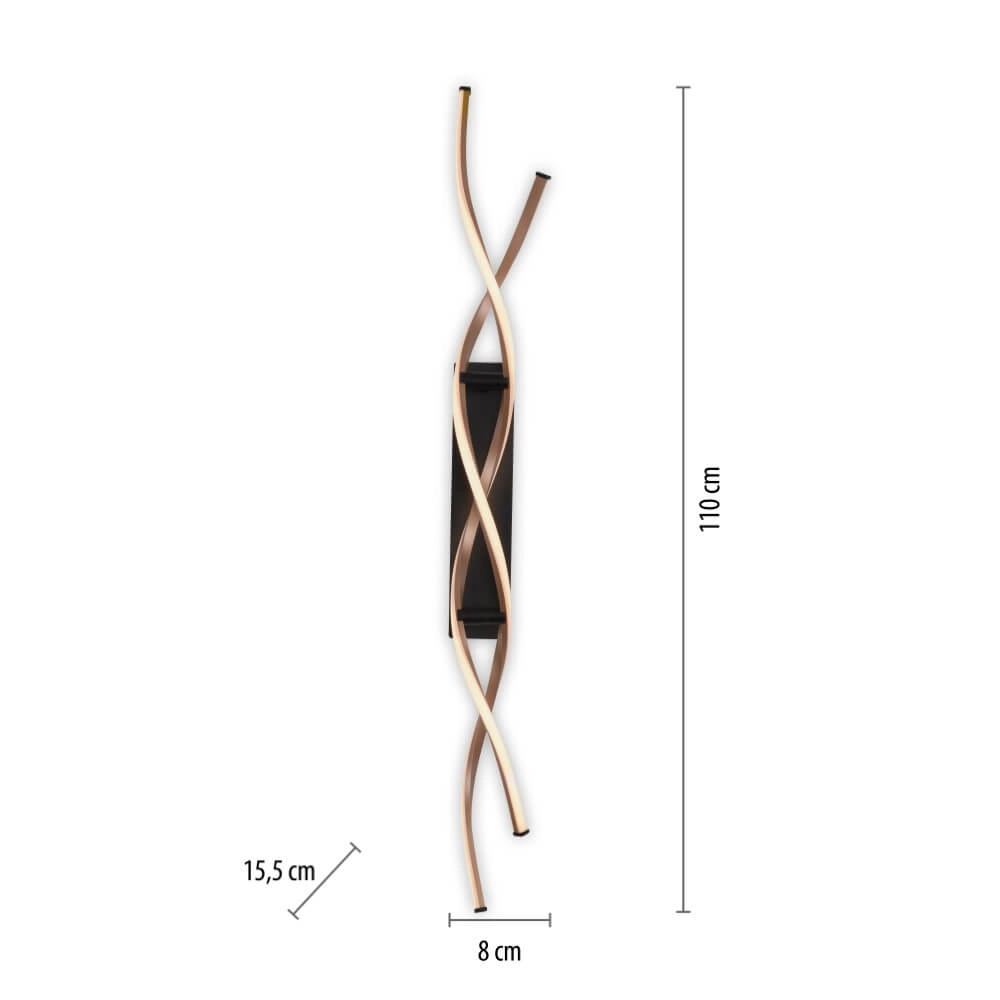 Plafonnier design Polina 106 cm Paul Neuhaus 4012248371725
