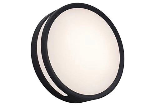 Applique ronde Rola noir Applique ronde Rola noir