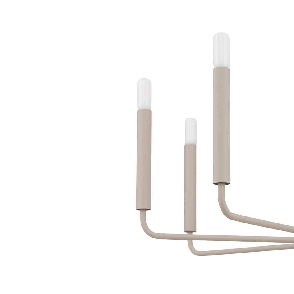 Lustre moderne Orto brun sable Ø 73cm Lyora 5903139125253