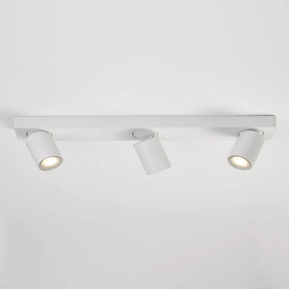 Plafonnier Moon 3 rectangulaire blanc Lyora