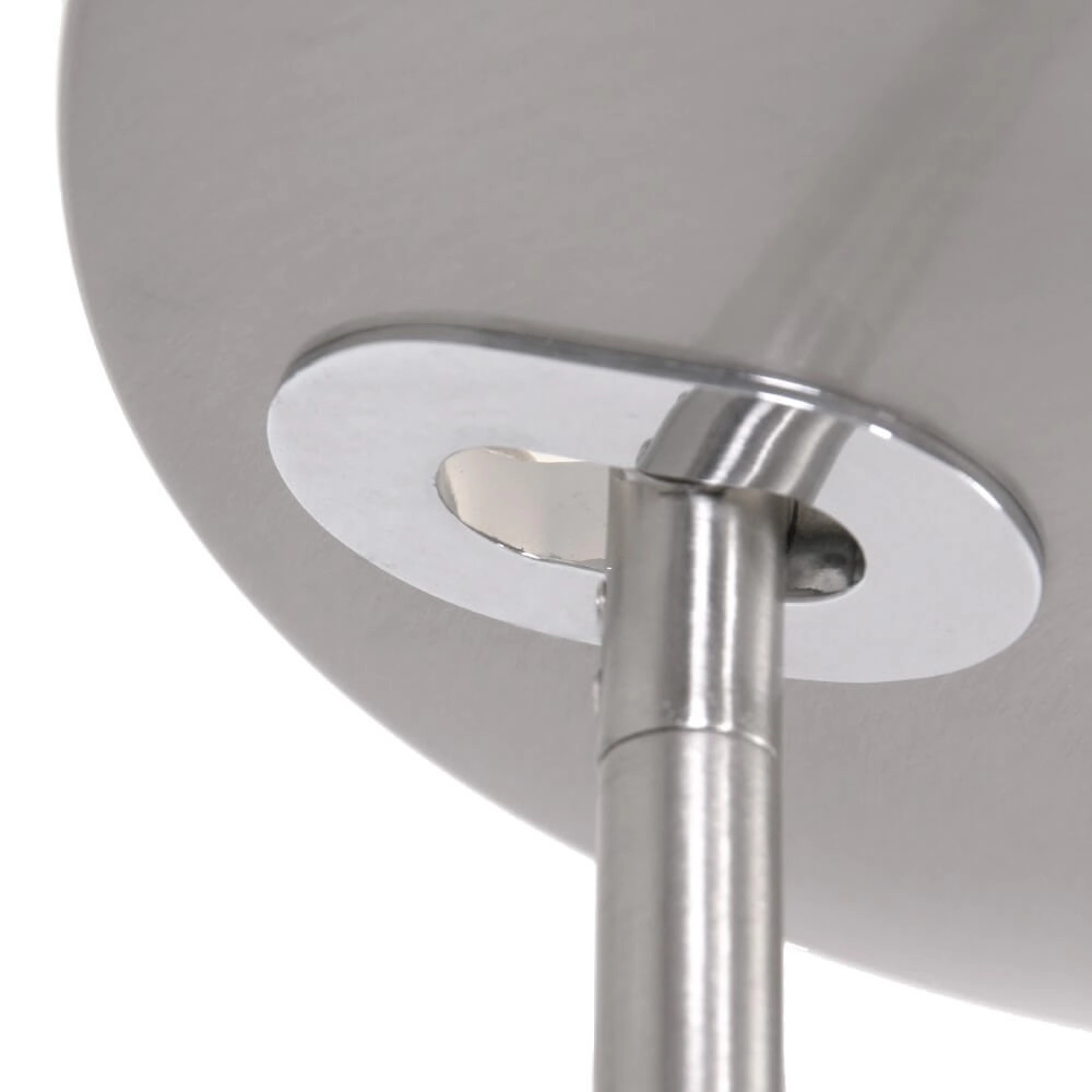 Lampe de lecture led Zodiac Gris métallisé à 2 lumières Steinhauer 8712746122824