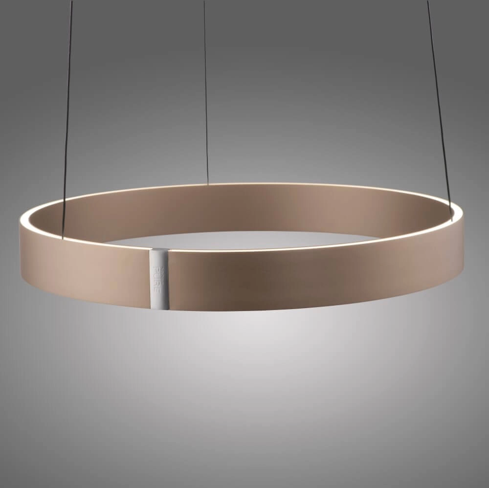 Lampe suspendue ronde Pure E-Clipse bronze Ø 50cm Paul Neuhaus 4012248386408