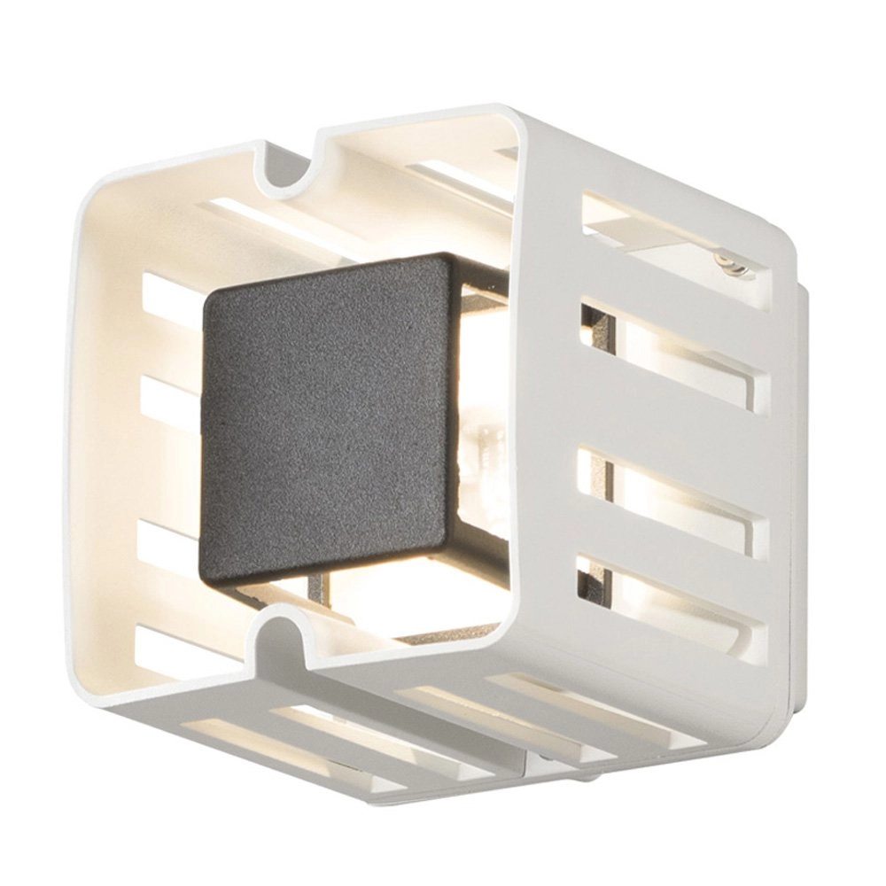 LED lampe d'extérieur Pescara Square 11 cm blanc LED lampe d'extérieur Pescara Square 11 cm blanc
