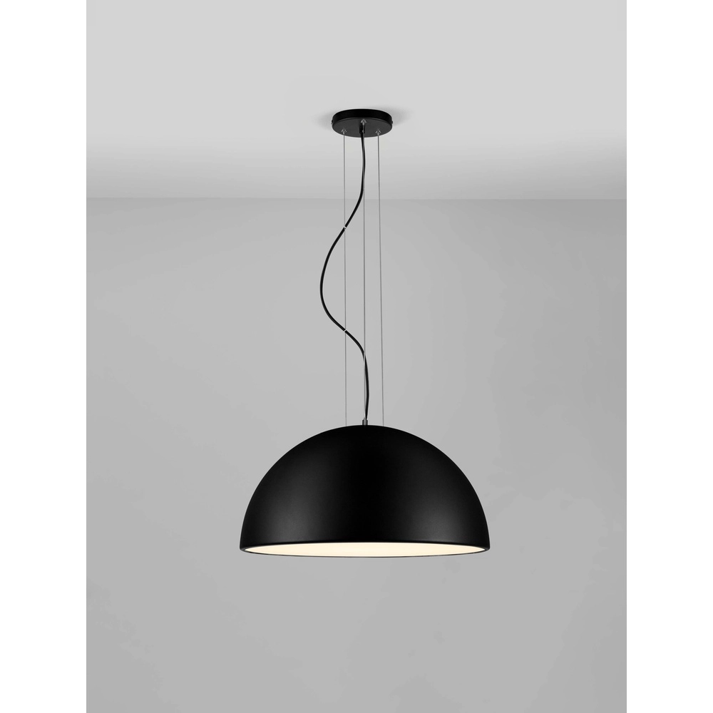 Suspension élégante Tholos noir Ø 60cm Lyora 5212017457899