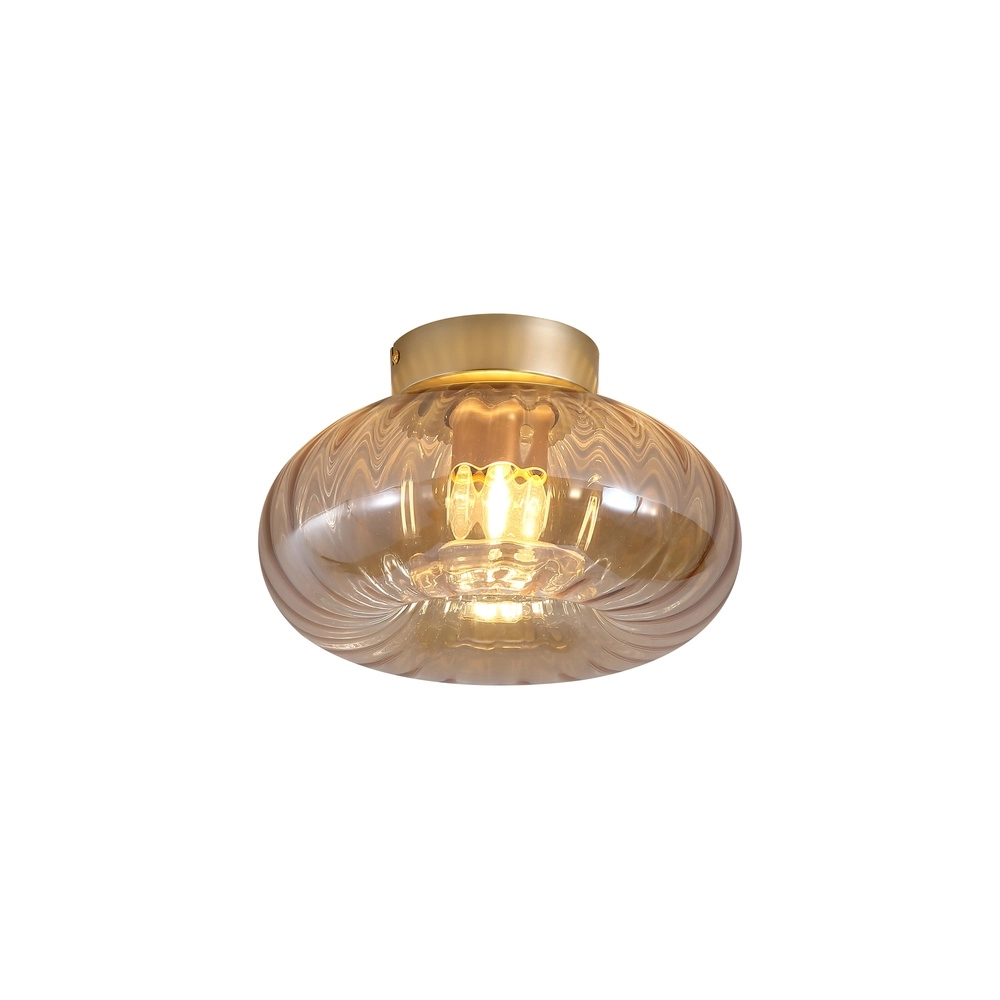 Plafonnier Celestial Verre ambré