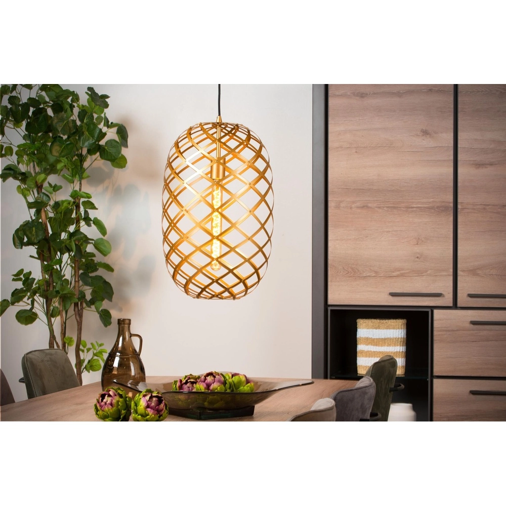 Lampe suspendue Wolfram Ø 32cm d’or Lucide 5411212211170