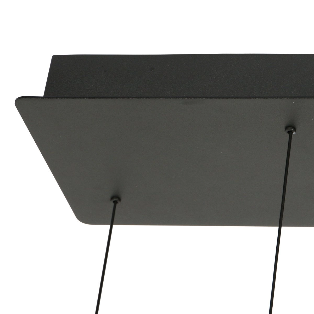 Lampe suspendue de table à manger 115 cm Belluno LED 8 voyants - Noir Steinhauer 8712746184020